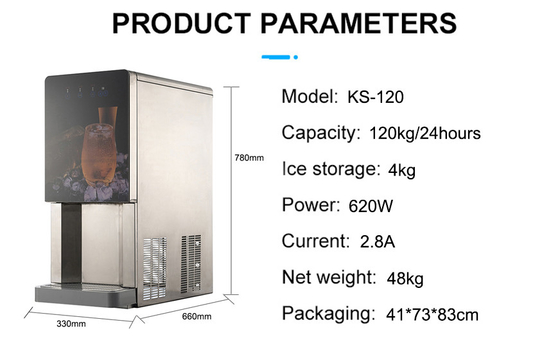 KS-120 工業用水と氷の機械 電気配給用 日に48KG