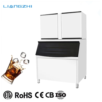 大容量 1000kg/24hrs R404A 冷却剤を搭載した立方体製氷機 LZ-2000